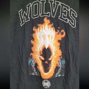 Darc sport x marvel ghost rider burn it down OVERSIZED tee size large